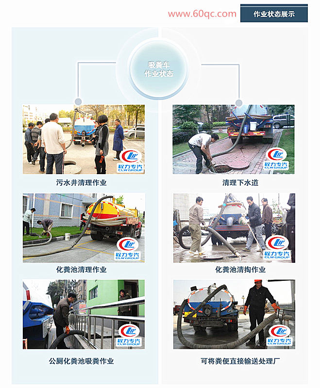 東風天錦吸糞車作業環境展示
