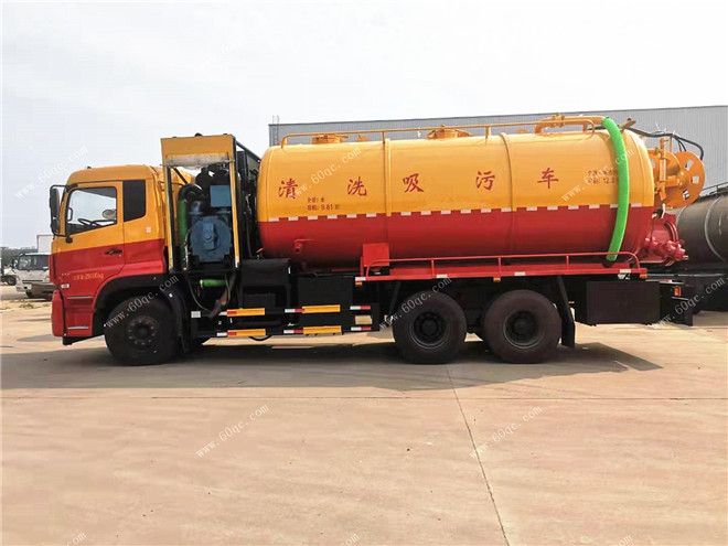 東風(fēng)天龍后雙橋吸污車