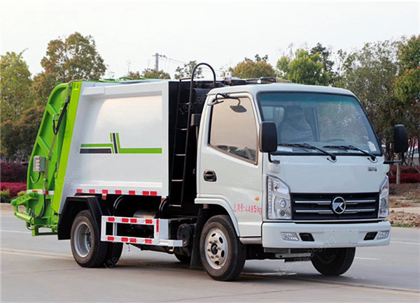 國(guó)六凱馬藍(lán)牌壓縮垃圾車