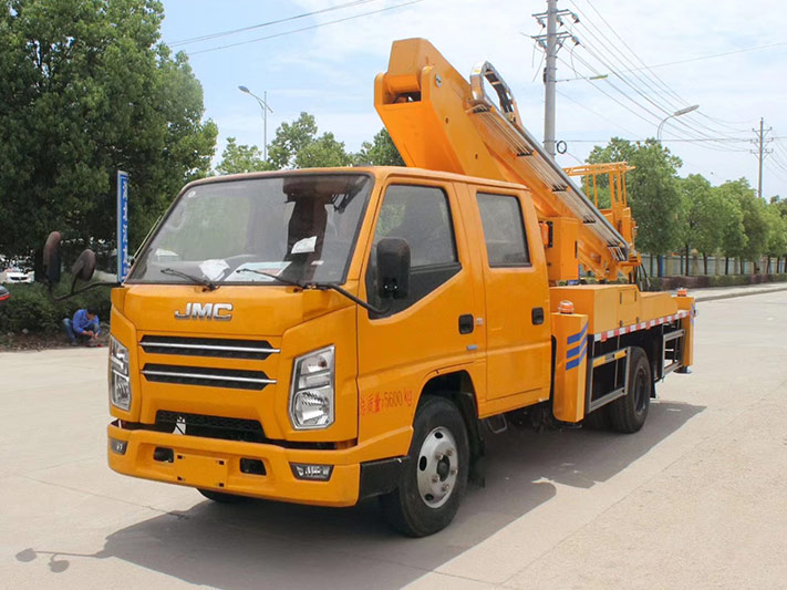 江鈴雙排17.5米直臂高空作業車
