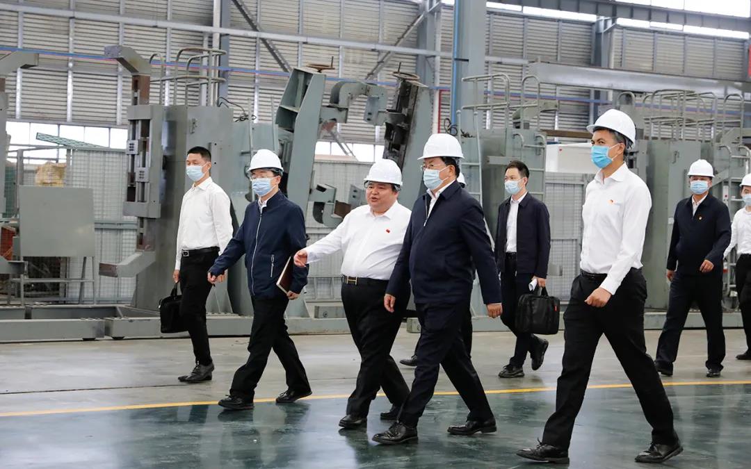 湖北省委副書記、省長(zhǎng)王忠林帶領(lǐng)省市領(lǐng)導(dǎo)視察程力